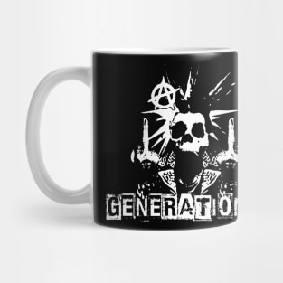 generation x skeleton punk Mug